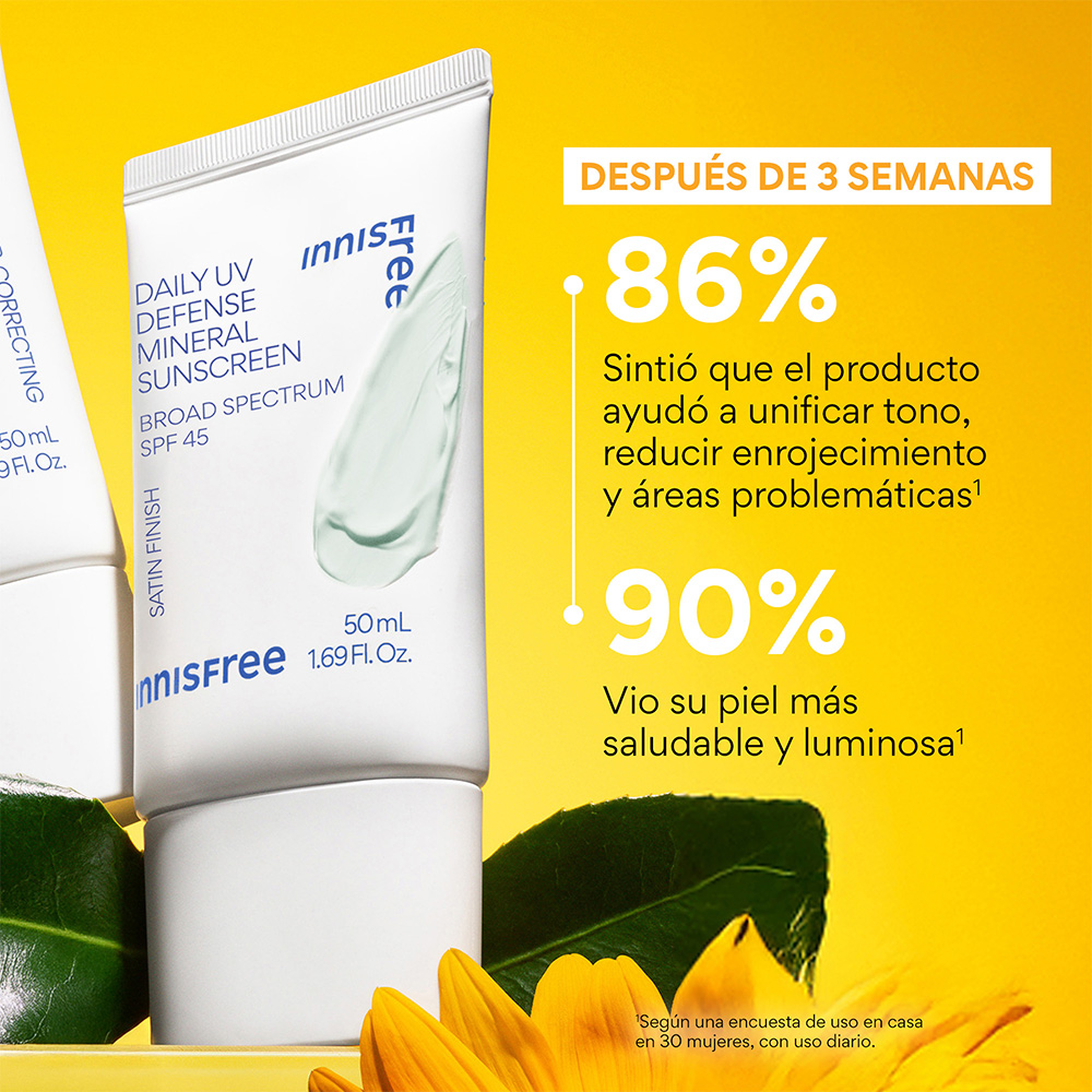 DAILY UV DEFENSE MINERAL SUNSCREEN BROAD SPECTRUM SPF 45 (BLOQUEADOR SOLAR MINERAL DEFENSA UV DIARIA DE AMPLIO ESPECTRO)